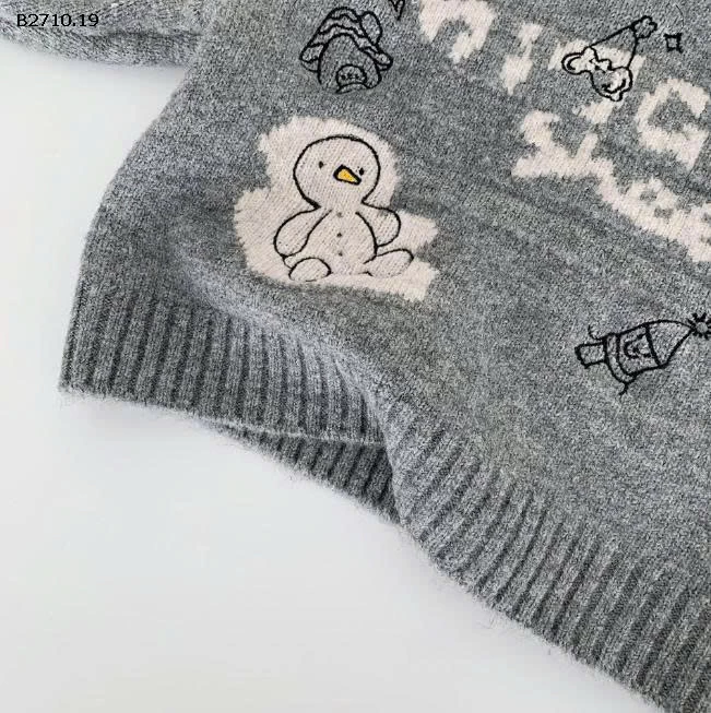 Áo len trùm đầu hoạt hình nhà Huzhou Zhili - sỉ 195k 