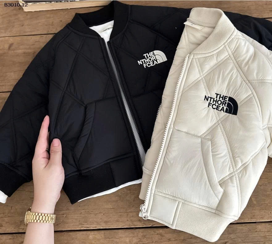 Áo khoác chần bông vải cotton  cho bé - sỉ 226k