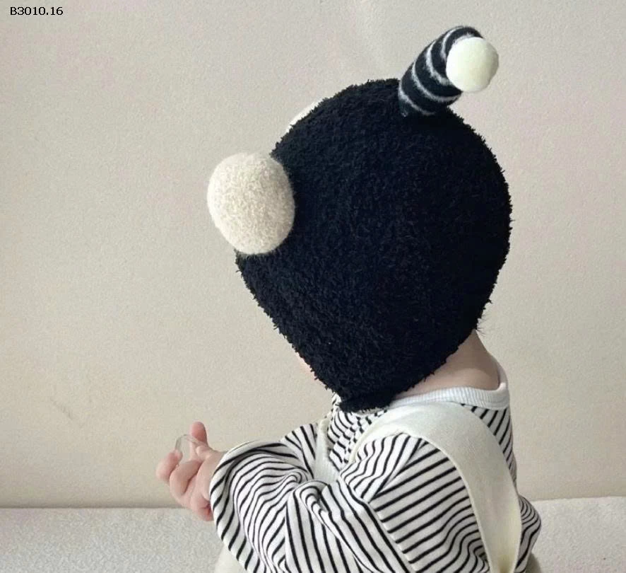 MŨ QUẢ BÔNG MẮT TO CƯ TÊ -Giá sỉ 36k/c