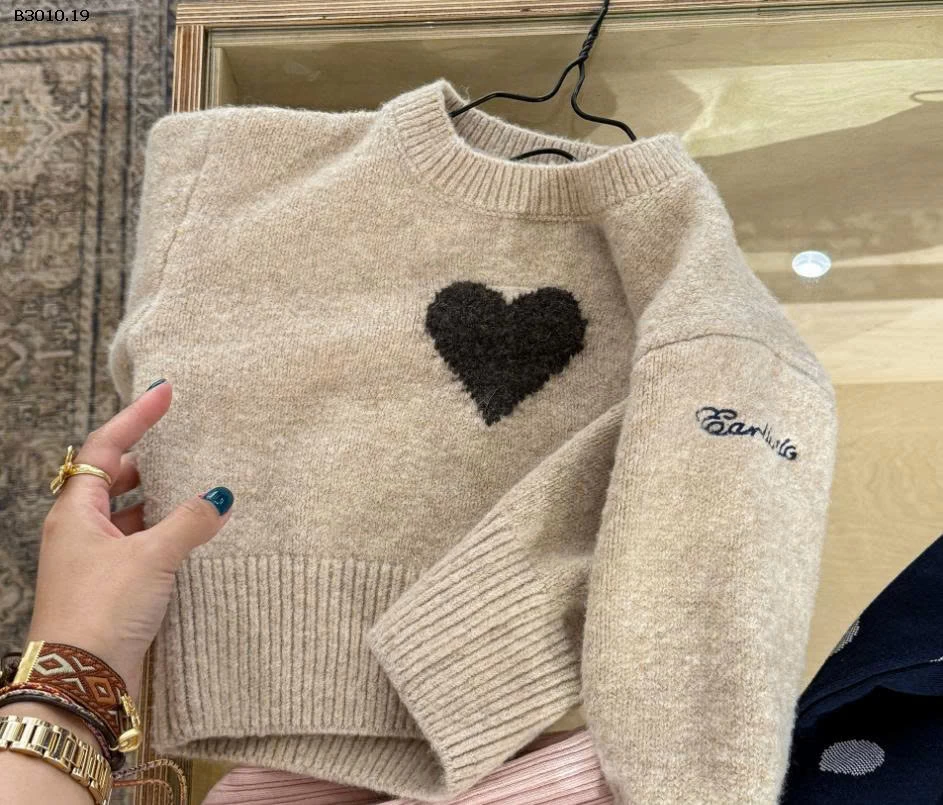 ÁO LEN TRÁI TIM ADBABY-Giá sỉ 233k