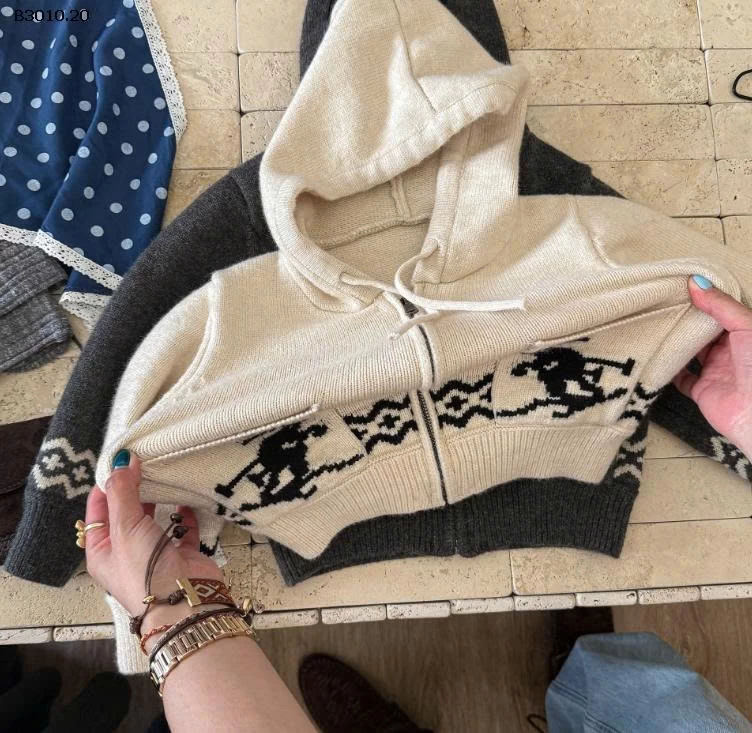 ÁO KHOÁC LEN CÓ MŨ ADBABY-Giá sỉ 298k