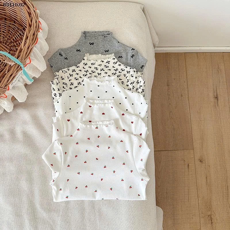  ÁO GIỮ NHIỆT CỔ CAO HỌA TIẾT -Giá sỉ 55k