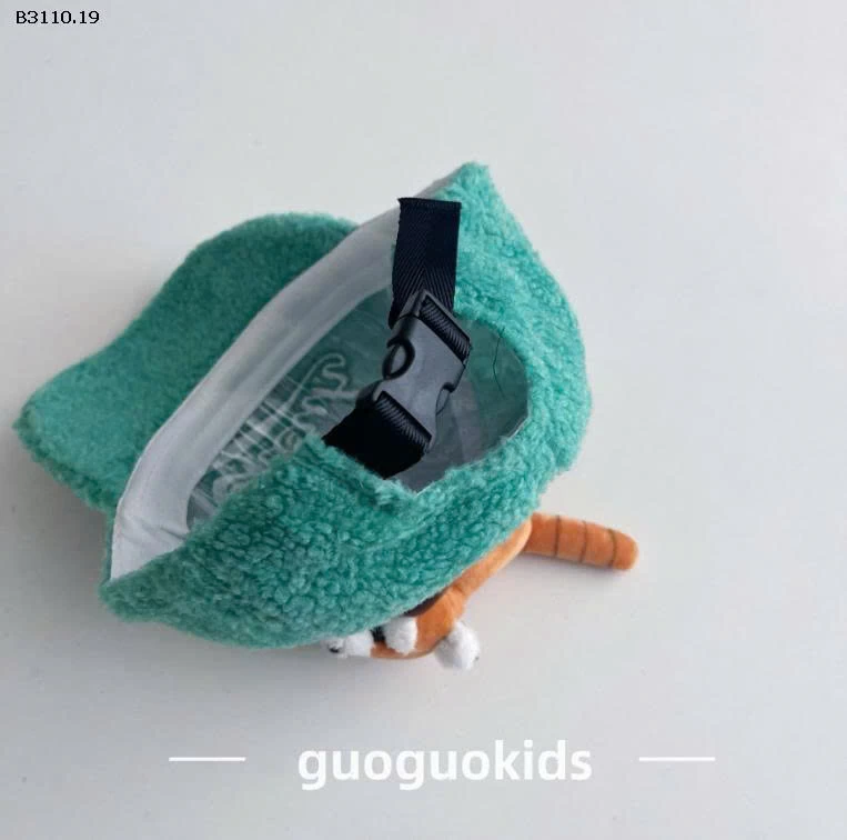 MŨ LƯỠI TRAI KÈM GẤU CHO BÉ IUU -Giá sỉ 95k