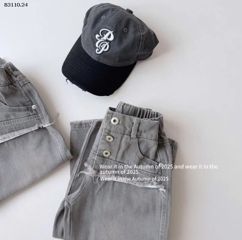 QUẦN JEAN ÔNG RỘNG CHO BG-Giá sỉ 198k