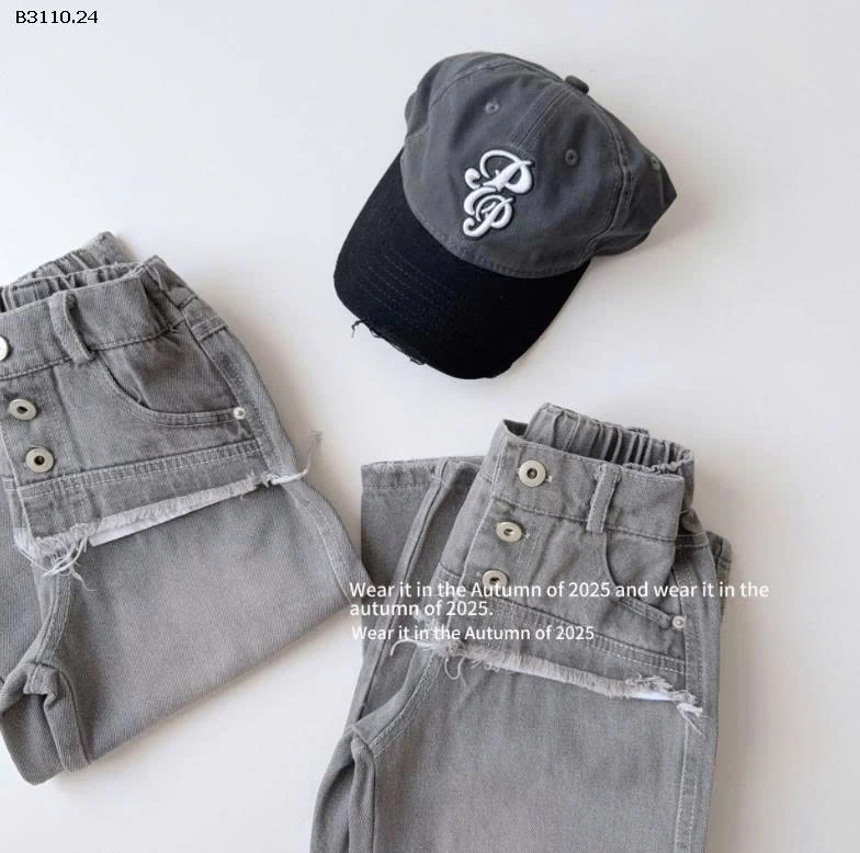 QUẦN JEAN ÔNG RỘNG CHO BG-Giá sỉ 198k