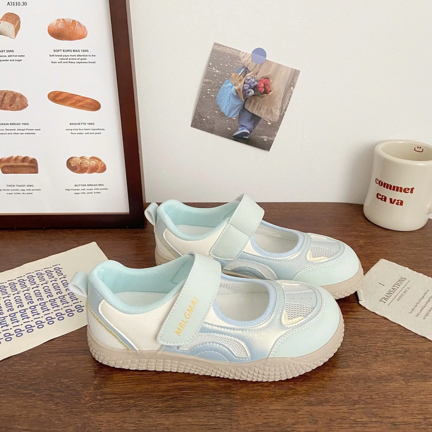 Giày Mary Jane Velcro Roman cho nữ - sỉ 133k