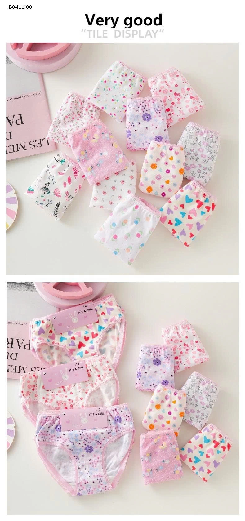 SET 12 QUẦN CHIP BG -Giá sỉ 127k/1 set 12c