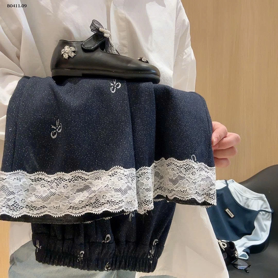  Quần ống rộng phối chân ren bg -Giá sỉ 90-120   85k 130-160   94k