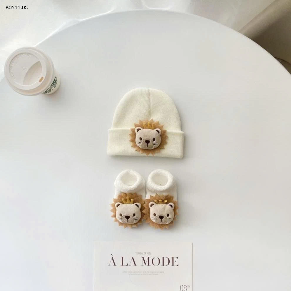 SET MŨ TẤT CHO BÉ-Giá sỉ 56k