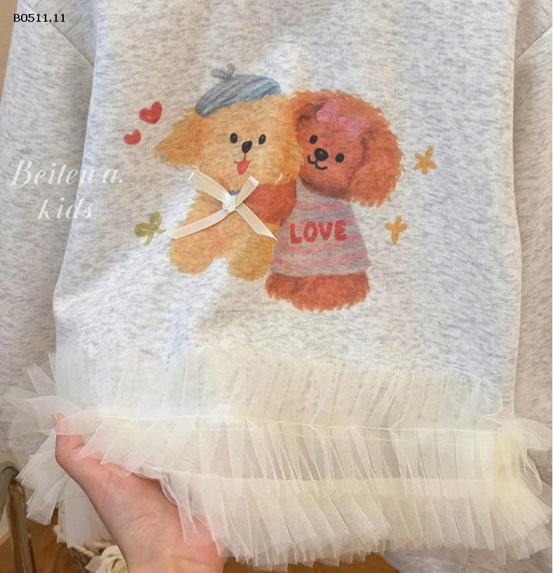 BỘ NỈ XINH BÉ GÁI-Giá sỉ 165k