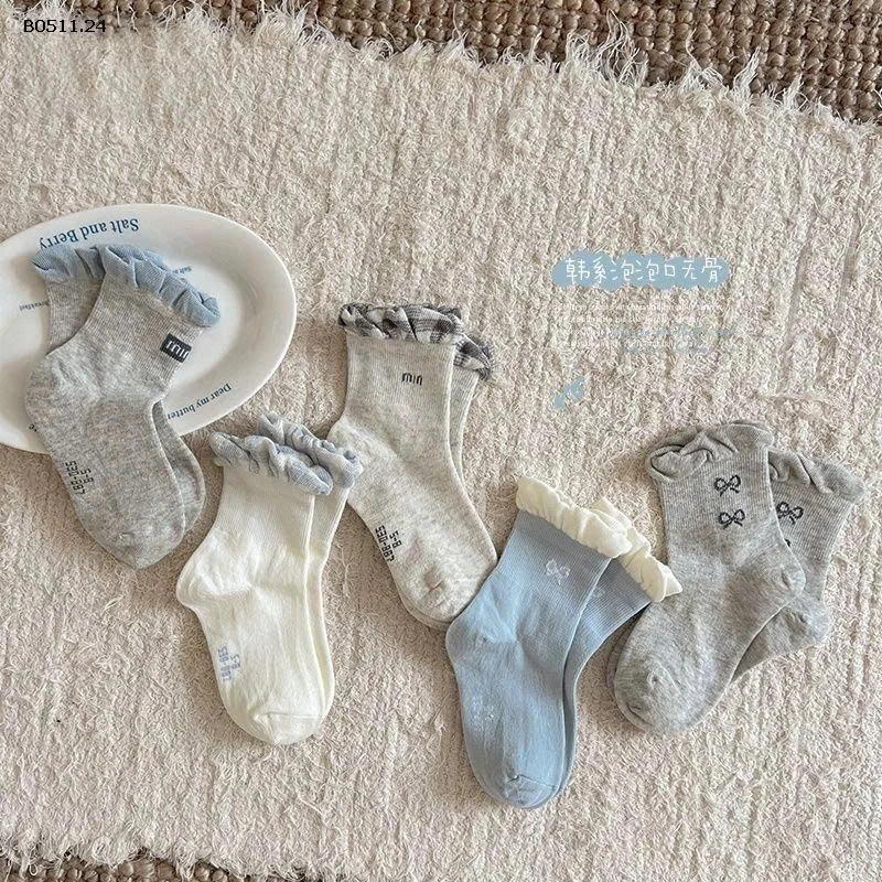 10 ĐÔI TẤT TRẺ EM HỌA TIẾT DỄ THƯƠNG - sỉ 88k/set 10 dôi