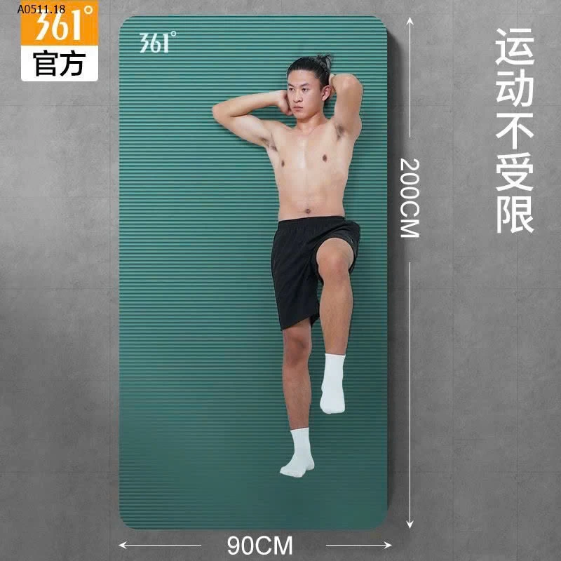 Thảm tập hãng_361° bản to 200x80x15mm - sỉ 230k