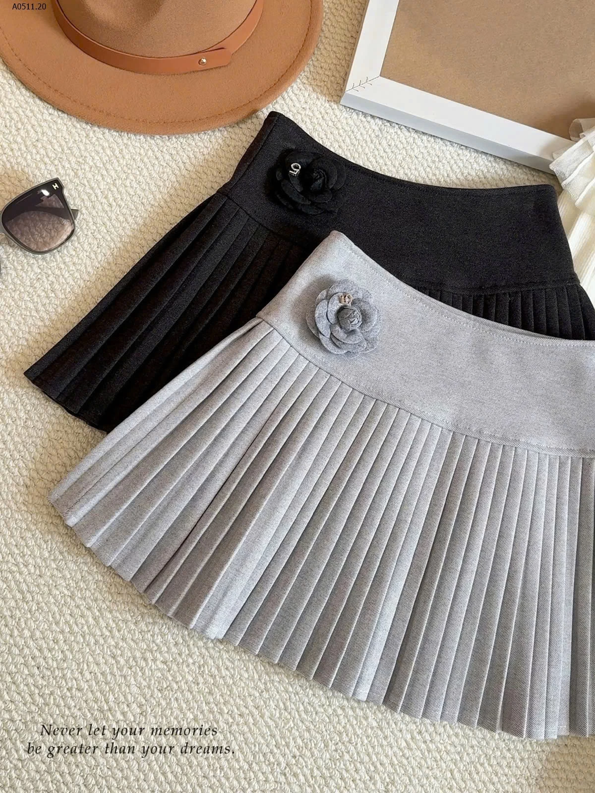 CHÂN VÁY XẾP LY ANNA SIÊU XINHHH - sỉ 175k