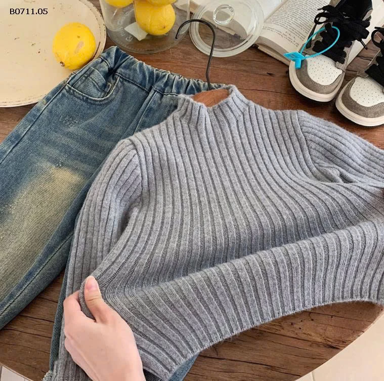 ! ÁO LEN CỔ LỌ-Giá sỉ 132k