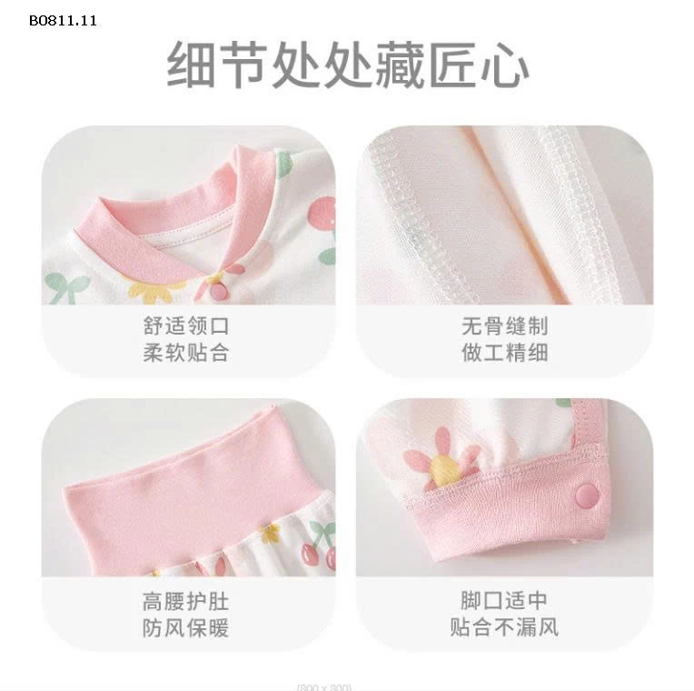 Bộ đồ trẻ em cotton nguyên chất loại A cho bé-Giá sỉ 178k