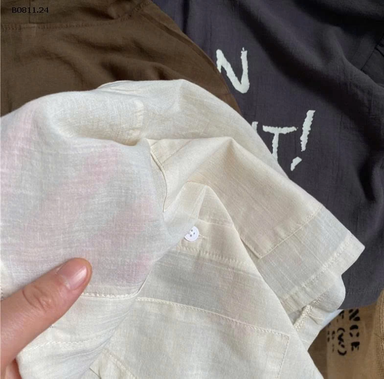 ÁO KHOÁC MỎNG CHỮ LƯNG CHO BÉ ZAI  - sỉ 179k