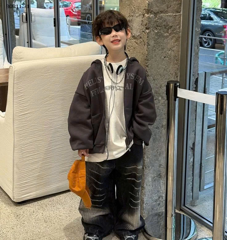 ÁO KHOÁC NỈ CÓ MŨ TARUS BT  - sỉ 223k