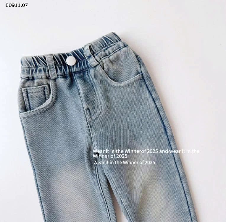 QUẦN JEANS XANH NHẠT BÉ GÁI-Giá sỉ 223k