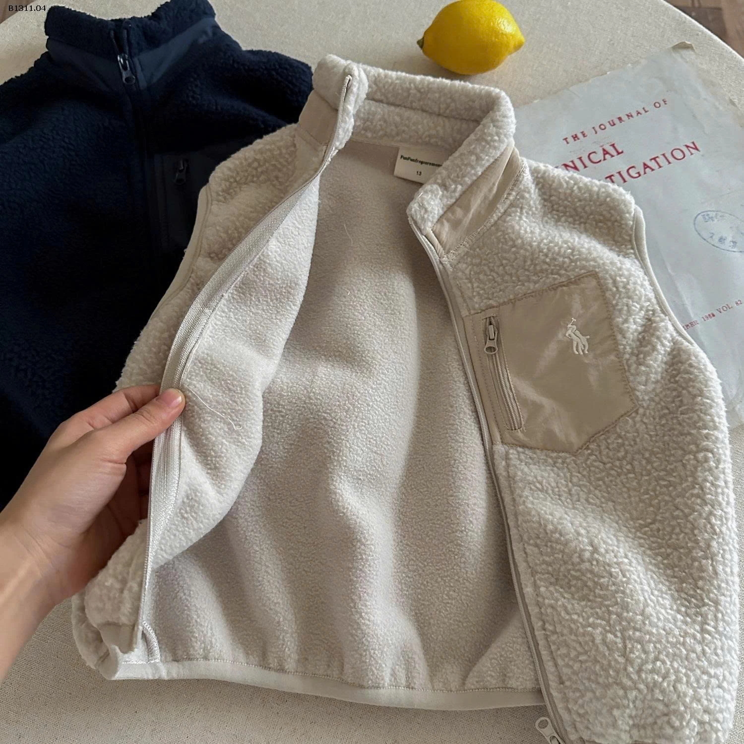 ÁO GILE LÔNG CỪU CHO BÉ -Giá sỉ 145k