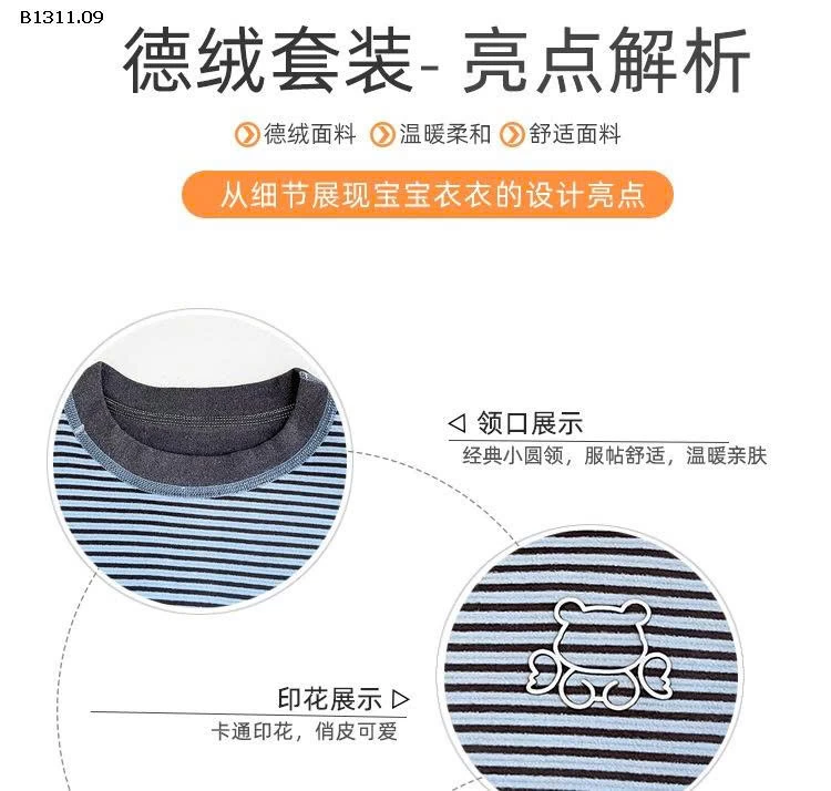 BỘ NỈ GIỮ NHIỆT SIÊU ẤM-giá sỉ   sz 73-120: 84k  sz 130-180: 99k