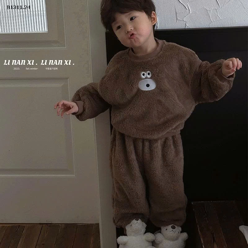  BỘ LÔNG GẤU NÂU LINANXI -Giá sỉ 175k