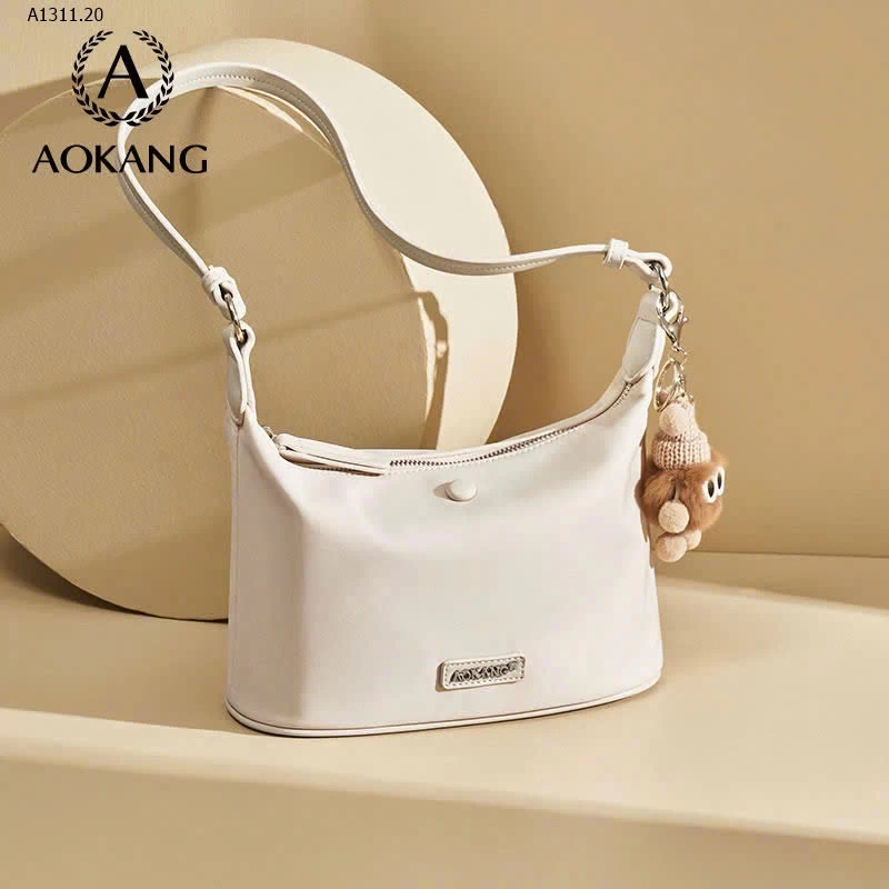 Túi Aokang trắng mẫu mới xinh - sỉ 330k