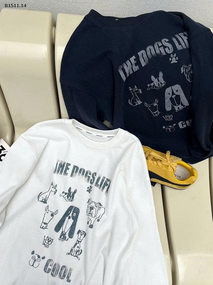 ÁO THUN DÀI TAY AMBB4-Giá sỉ size 90-150 : 134k sz 160 : 144k sz 170 : 155k