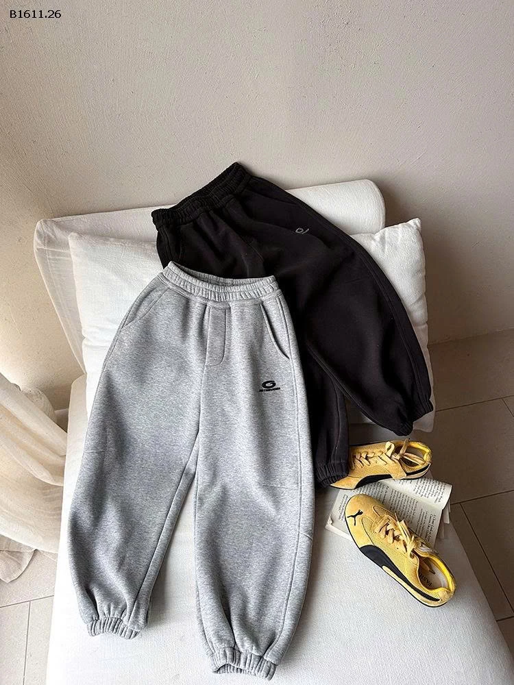 Quần nỉ dài dày dặn ấm áp  cho bé  nhà AMBB -Giá sỉ sz 90-150: 186k sz 160 : 199k sz 170 : 215k