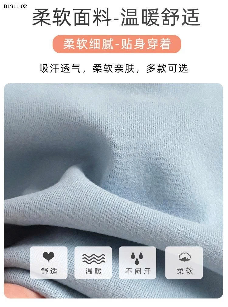 Bộ đồ mặc nhà không len thu đông cho trẻ em-Giá sỉ 83k/bộ