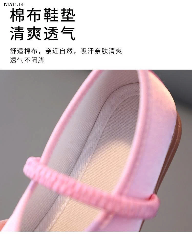 Giày búp bê thêu cổ trang cho bé -Giá sỉ 88k