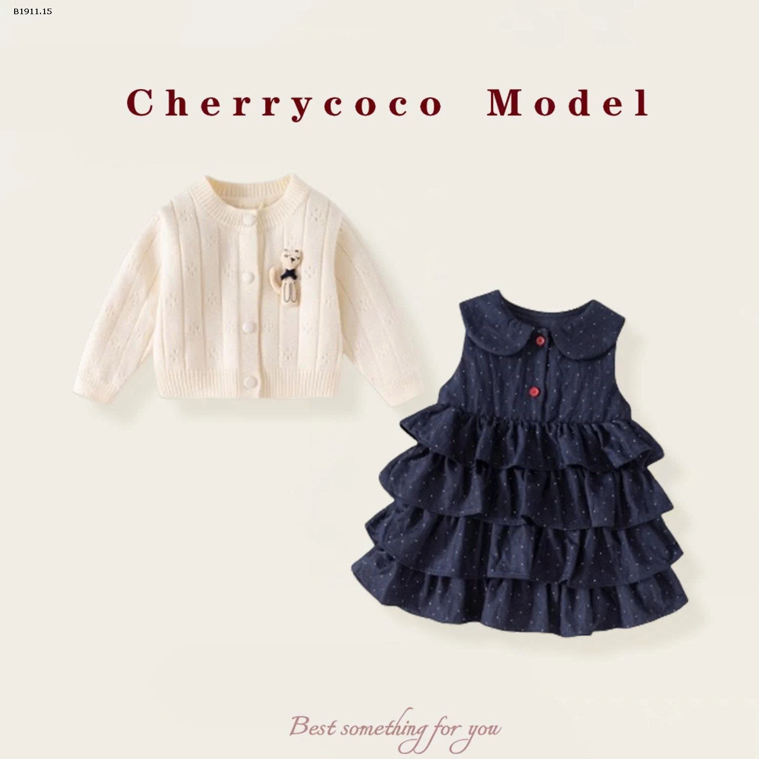 SET VÁY XINH CHO BG CHERRYCOCO-Giá sỉ 345k