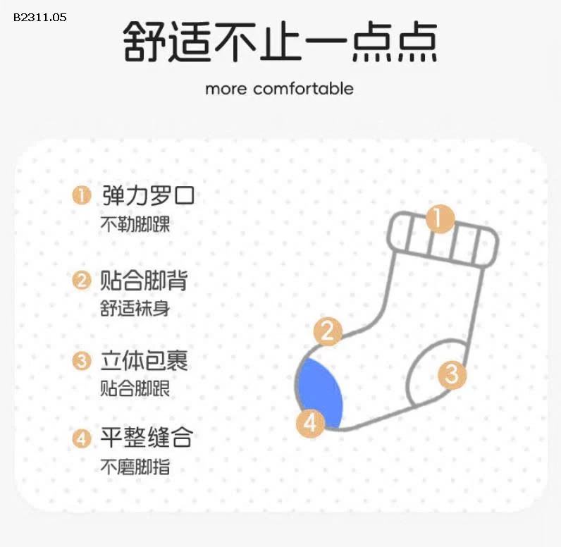 SET 5Đ TẤT LƯỚI HÃNG MINLIU CHO BÉ -Giá sỉ  60k/1 set 5đ