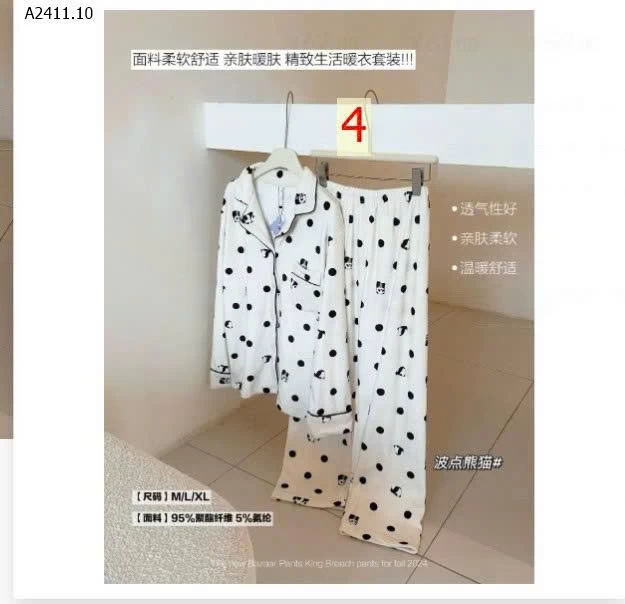 BỘ NGỦ PIJAMA MAD NONO-Giá sỉ 279k