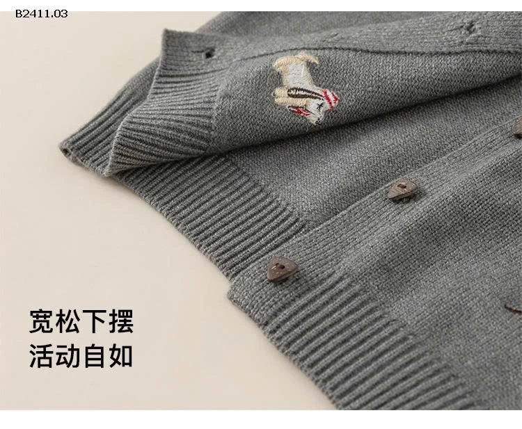 Áo cadigan len cho bé nhà Mbang - sỉ giá 225k