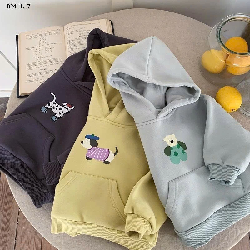 ÁO HOODIE HỌA TIẾT CHO BÉ-Giá sỉ 195k