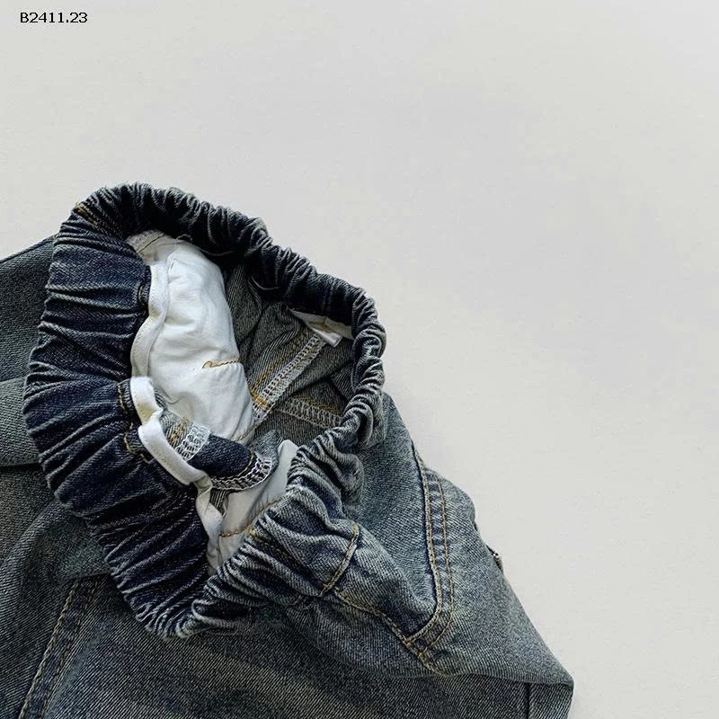 QUẦN SHORT JEANS BẠC MÀU MUZIYOUYOU-Giá sỉ 165k