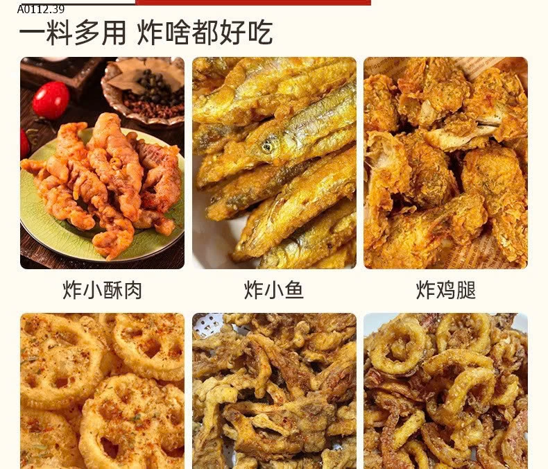 COMBO 10 GÓI BỘT CHIÊN GIÒN -sỉ 110k