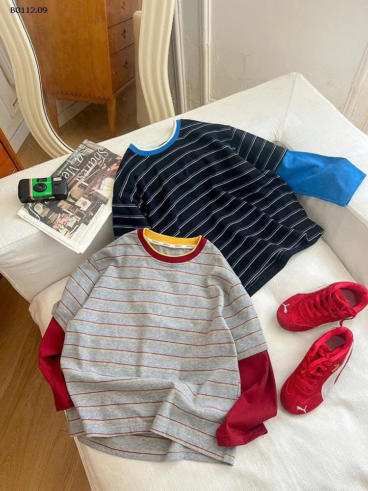 ÁO PHỐI MÀU AMBB-sỉ  Sz 90-150 : 150k Sz 160 : 164k Sz 170 : 176k