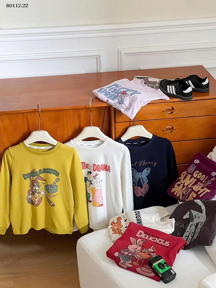 ÁO THUN DÀI TAY BG AMBB -sỉ Sz 90-150 : 118k                      160 : 128k                      170 : 138k