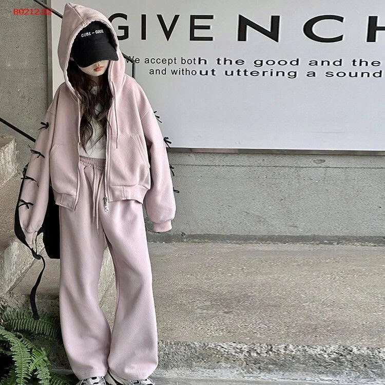 SET THỂ THAO CHO BÉ MÀU HỒNG-sỉ 208k