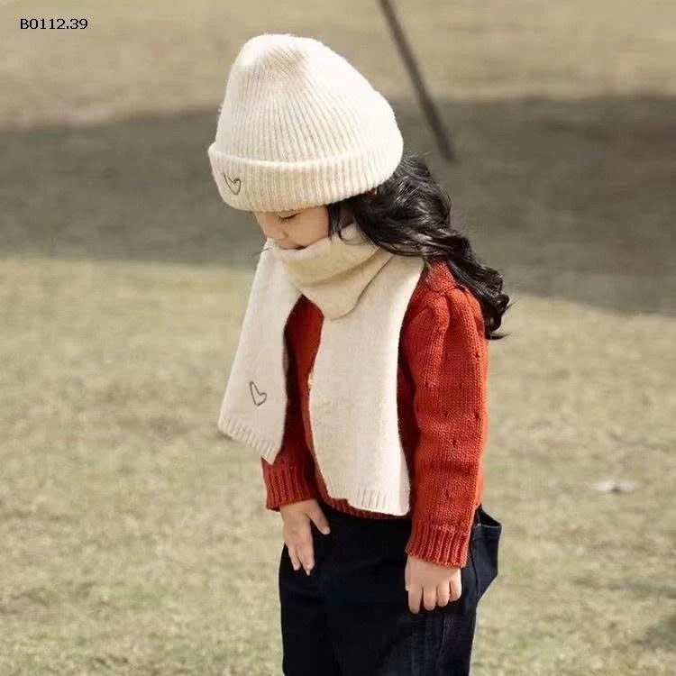 SET MŨ + KHĂN LEN CHO BÉ – 2 TRONG 1, ẤM ÁP CỰC DỄ THƯƠNG-sỉ 65k