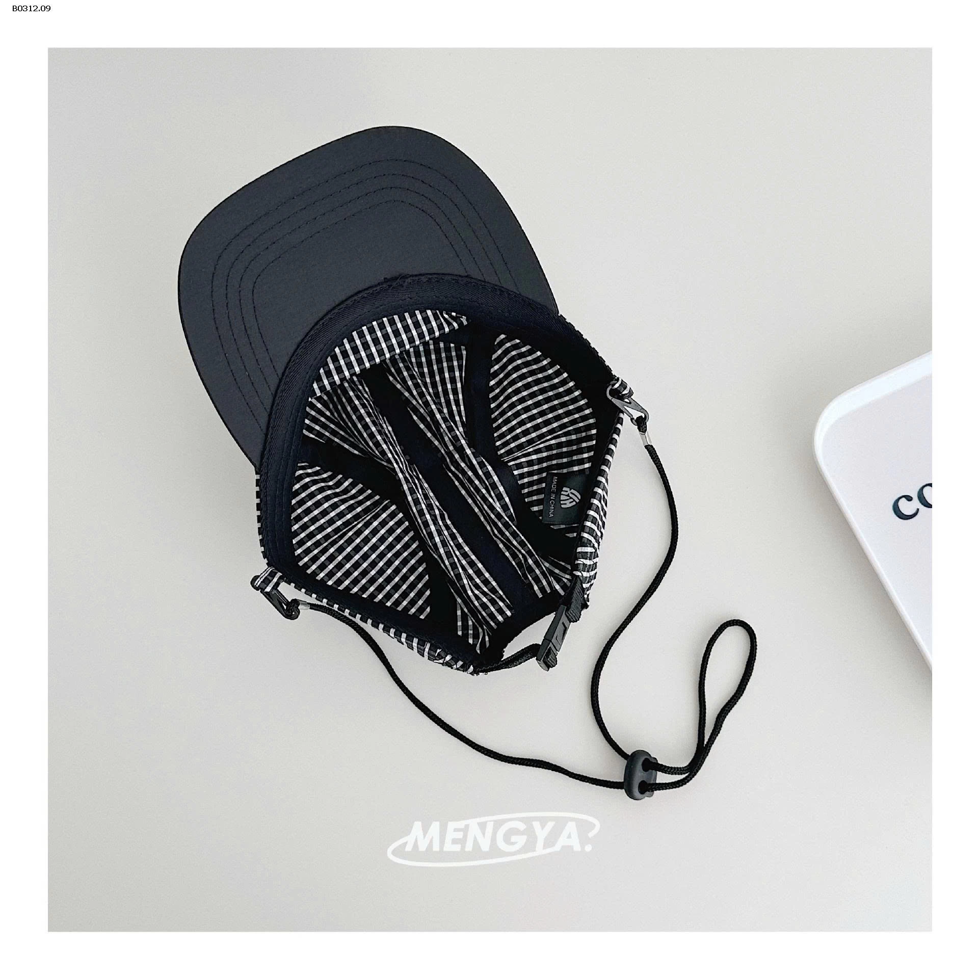 MŨ KẾT CARO TÁN RỘNG-sỉ 97k