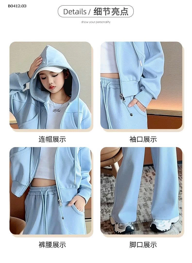 BỘ NỈ BÉ GÁI-sỉ 293k