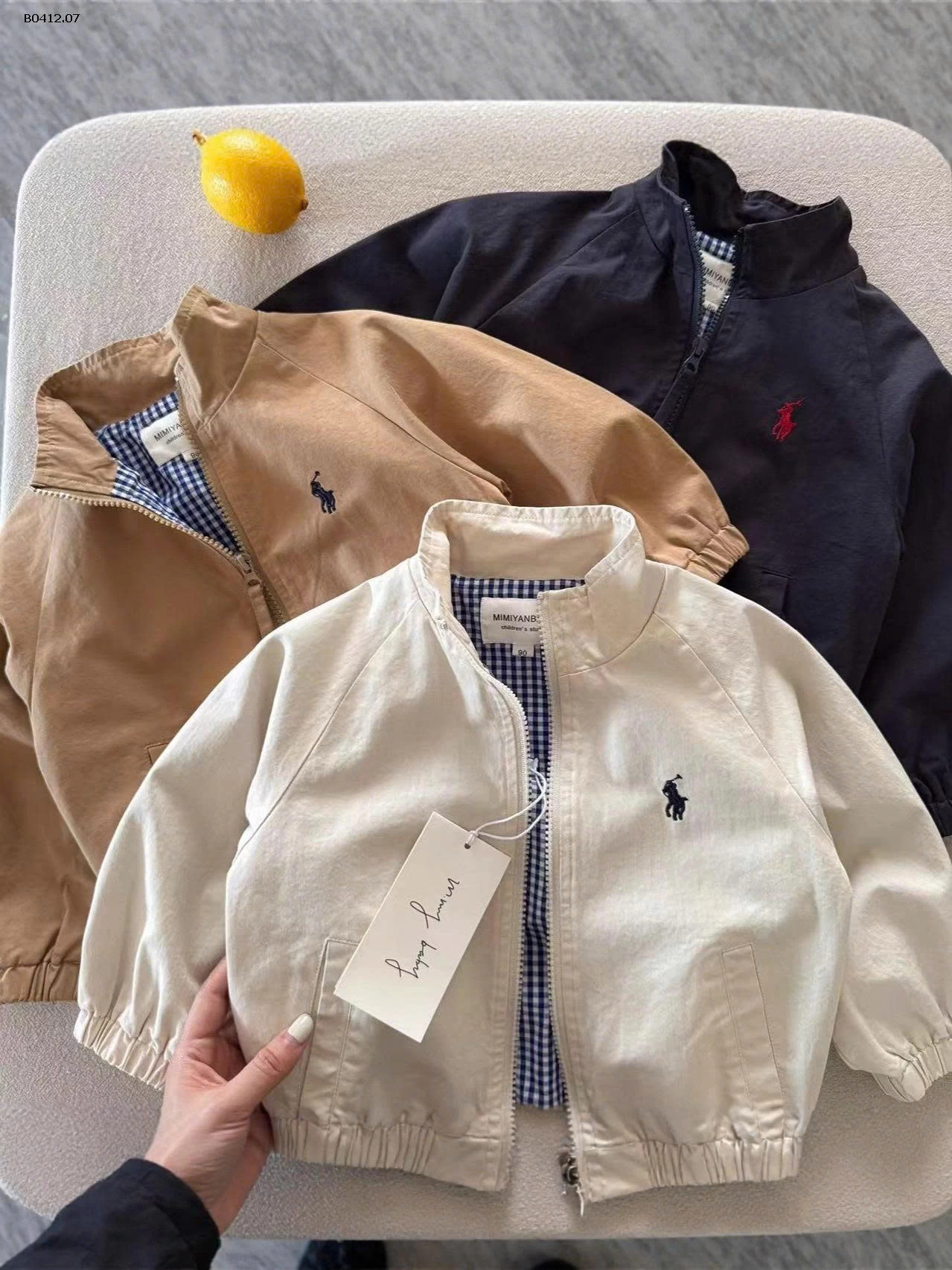 ÁO KHOÁC KAKI 2 LỚP THÊU NGỰA -sỉ 195k