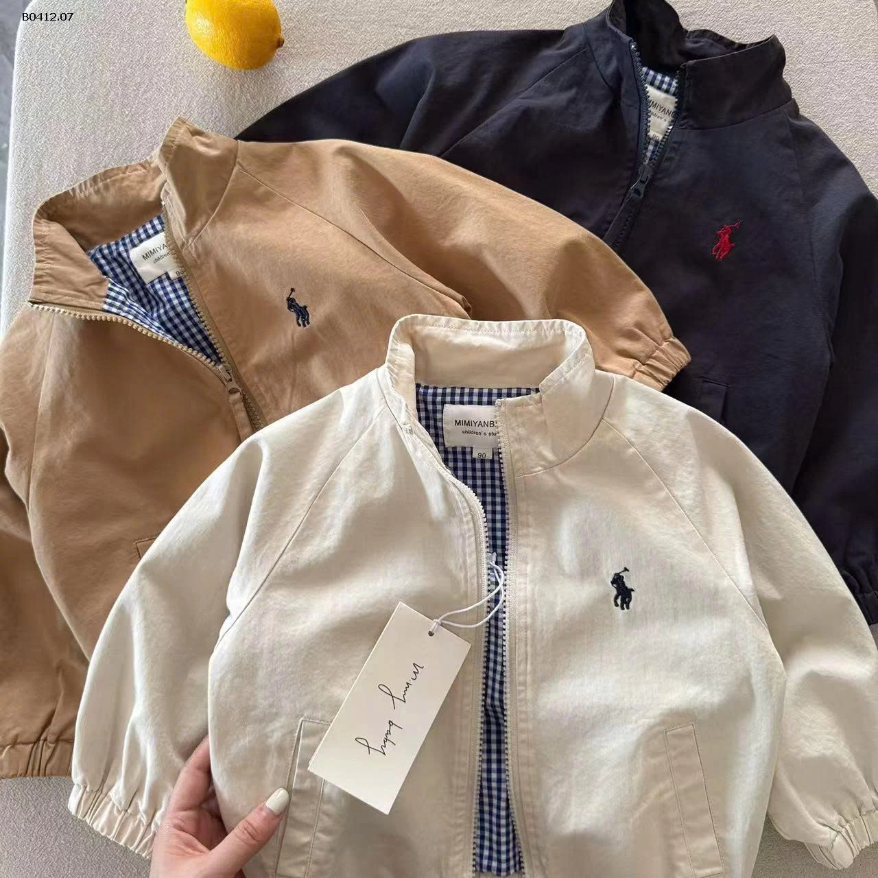 ÁO KHOÁC KAKI 2 LỚP THÊU NGỰA -sỉ 195k