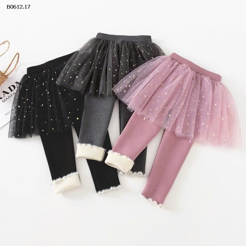 Quần legging váy lót lông siêu xinh-sỉ 142k