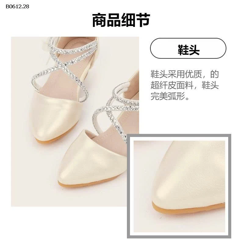 GIÀY HOA CAO GÓT MŨI NHỌN BG-sỉ 285k