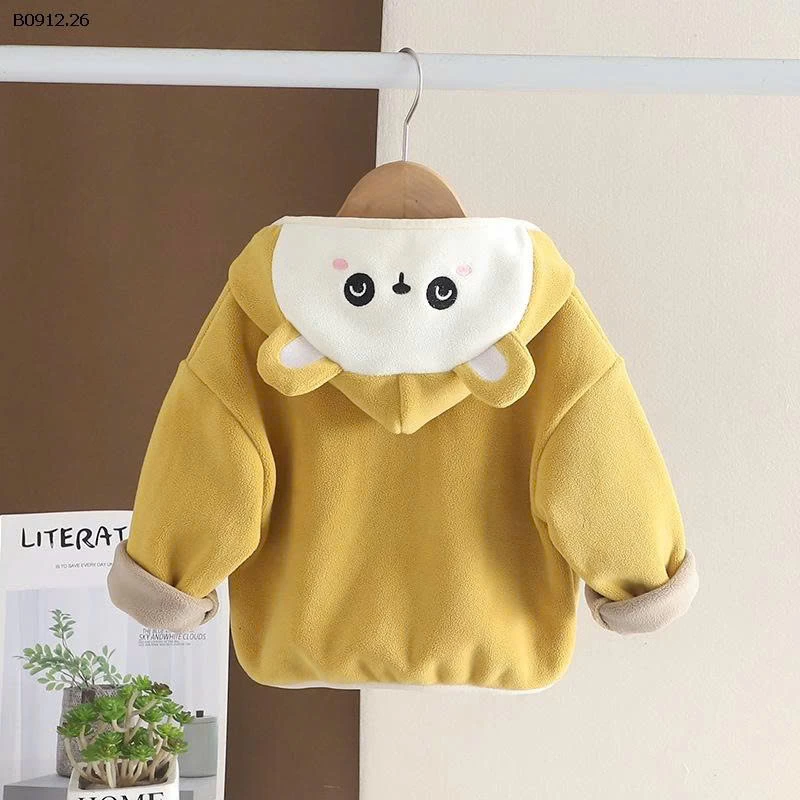 ÁO KHOÁC NỈ LÓT LÔNG CHO BÉ-sỉ 144k