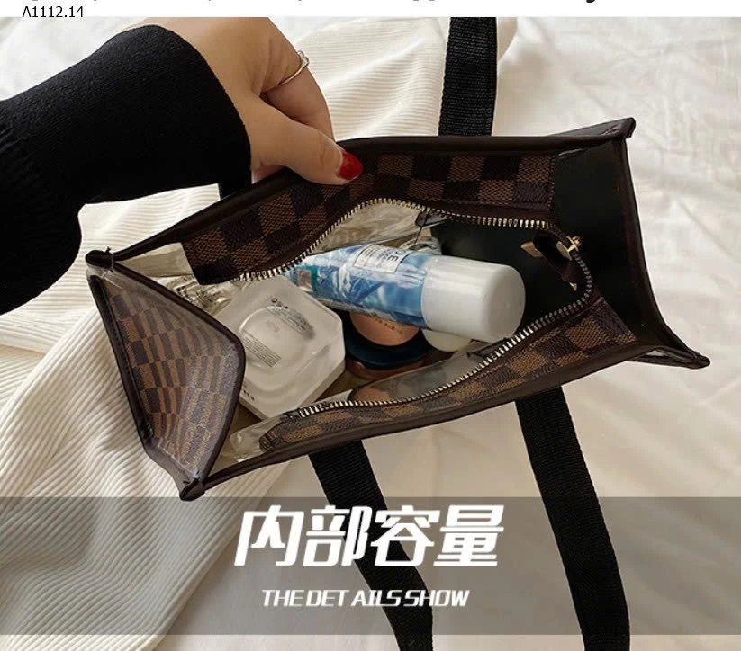 TÚI XÁCH NHỰA TRONG SUỐT sỉ 115k