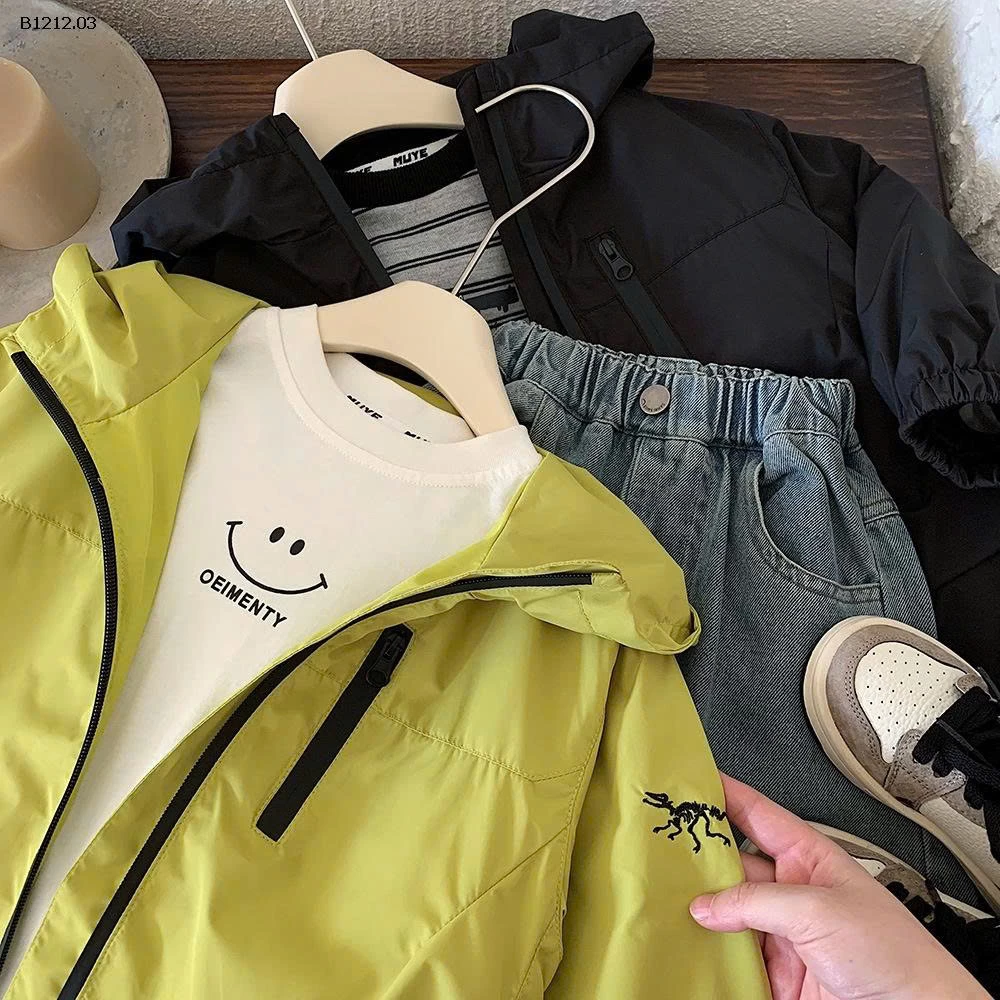 ÁO KHOÁC GIÓ  LIỀN MŨ-sỉ 220k